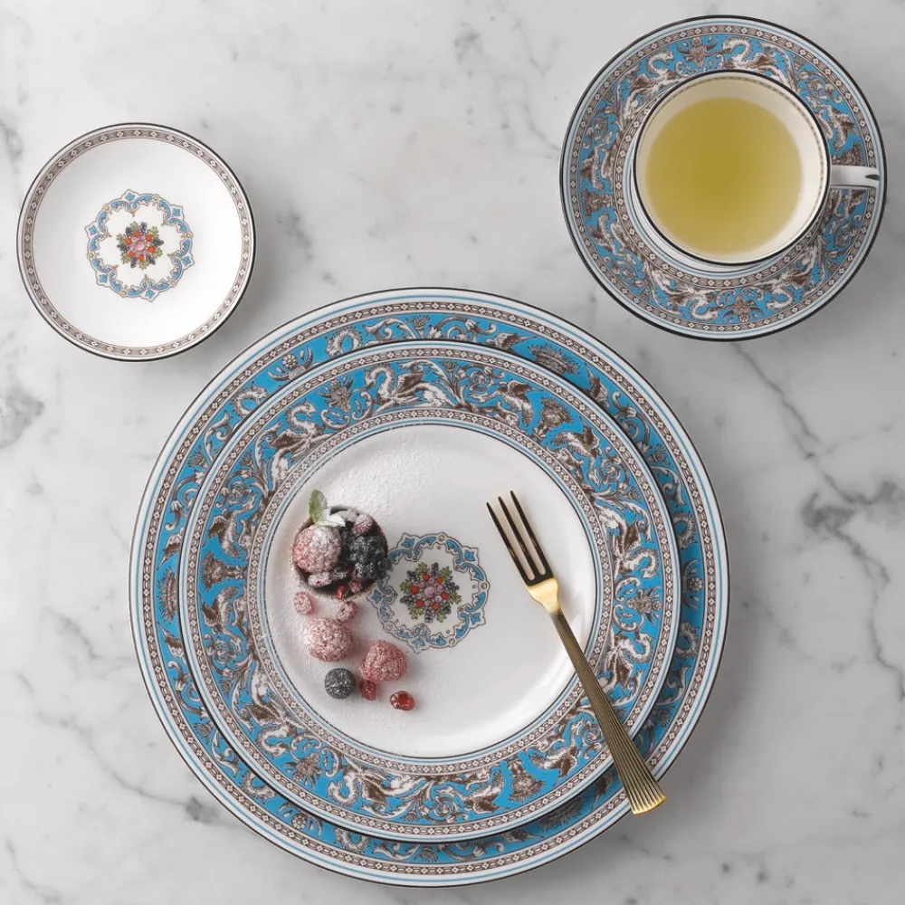 Wedgwood Dinnerware|Florentine Turquoise Accent Salad Plate 9"