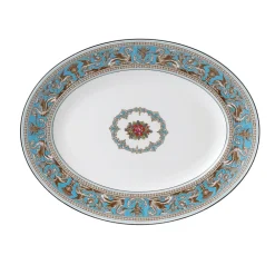 Wedgwood Dinnerware|Florentine Turquoise Oval Platter 13.75"