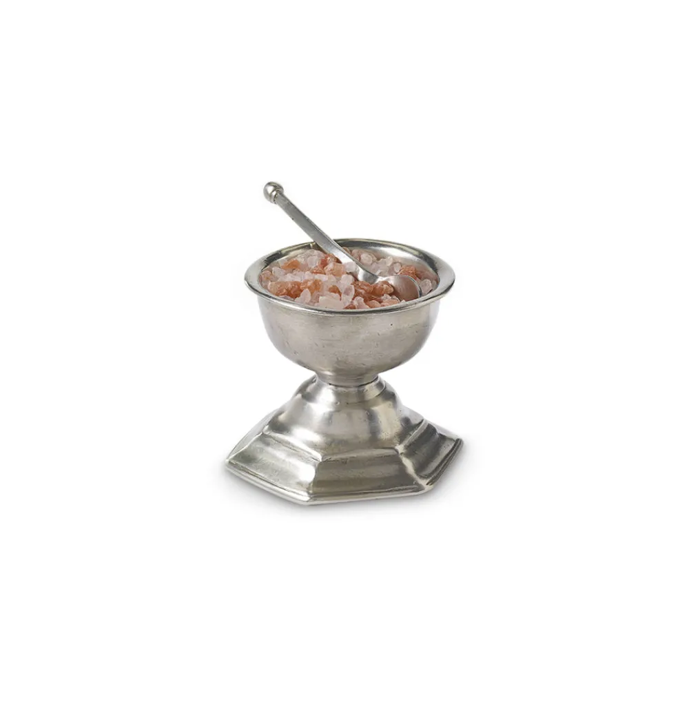 Match Pantry|Kitchen|Footed Salt Cellar with Spoon