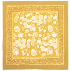 Couleur Nature Place Settings & Linens|Forest Harvest Napkins Grey & Mustard, Set of 6