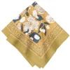 Couleur Nature Place Settings & Linens|Forest Harvest Napkins Mustard & Blue, Set of 6