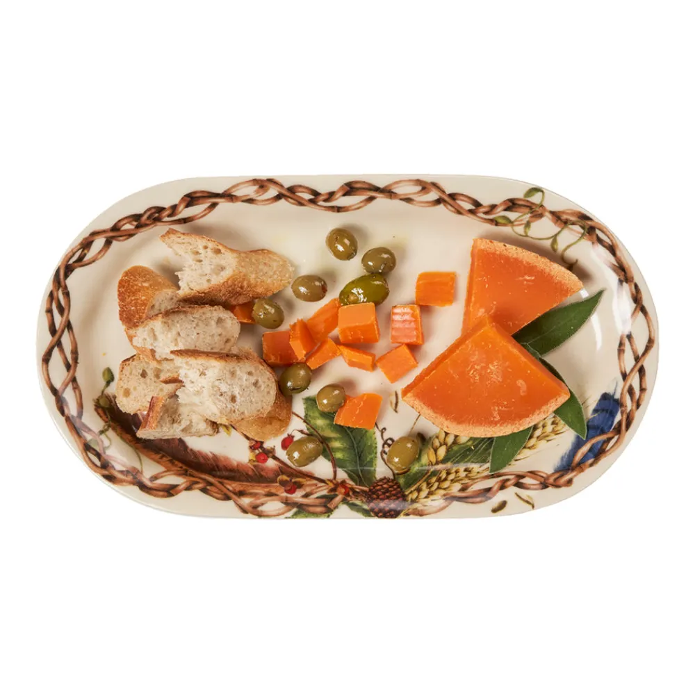 Juliska Dinnerware|Forest Walk 13.5" Hostess Tray in Café Au Lait