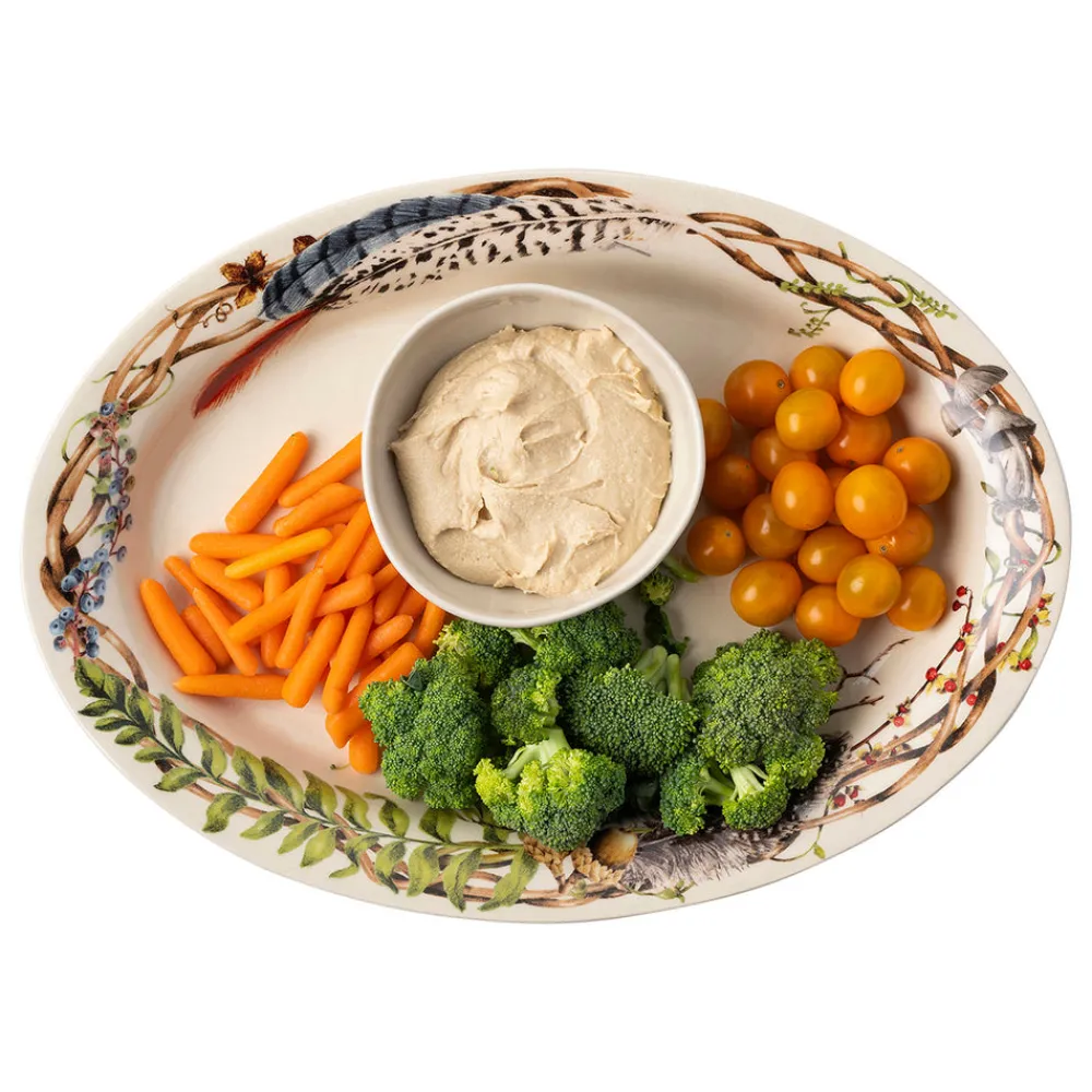 Juliska Dinnerware|Forest Walk 17" Platter in Café Au Lait