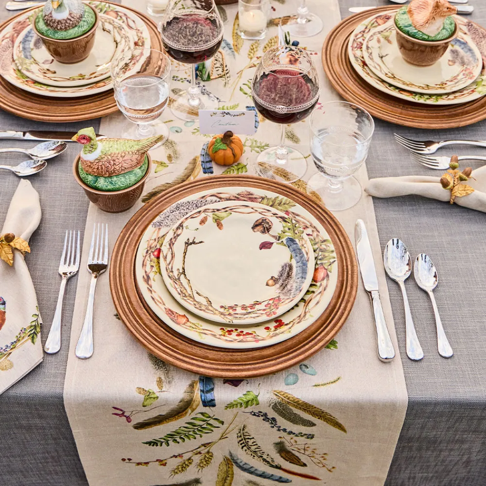 Juliska Place Settings & Linens|Forest Walk 18" x 90" Table Runner in Café Au Lait
