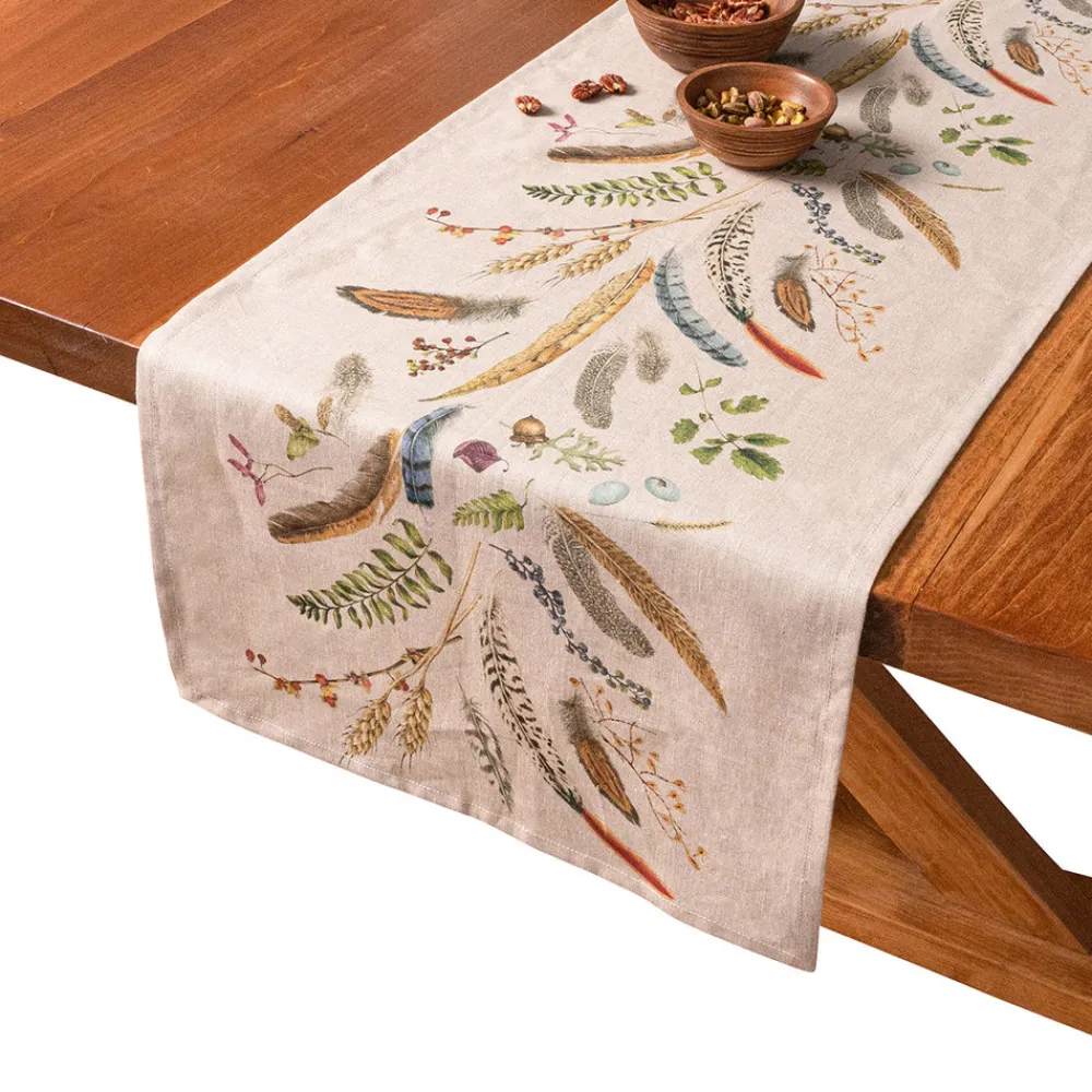 Juliska Place Settings & Linens|Forest Walk 18" x 90" Table Runner in Café Au Lait
