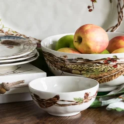 Juliska Dinnerware|Forest Walk Berry Bowl in Café Au Lait