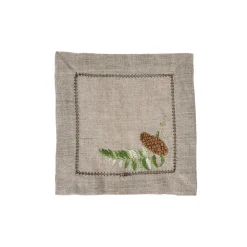 Juliska Place Settings & Linens|Forest Walk Cocktail Napkin Assorted in Multi, Set of 4