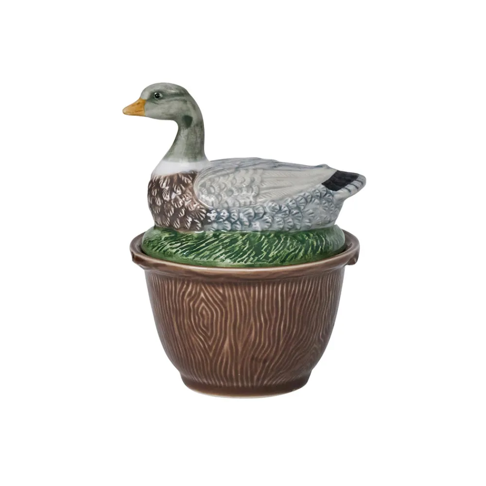 Juliska Dinnerware|Forest Walk Duck Bowl with Lid in Multi