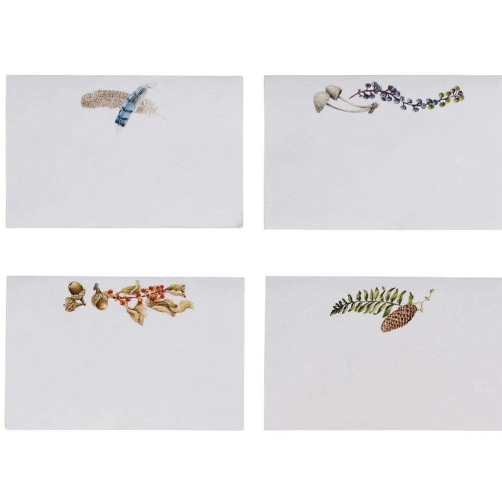 Juliska Place Settings & Linens|Forest Walk Place Card Assorted in Multi, Set of 12