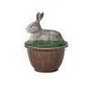 Juliska Dinnerware|Forest Walk Rabbit Bowl with Lid in Multi