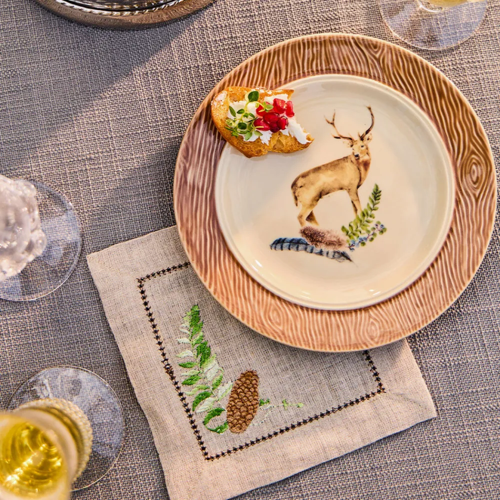 Juliska Dinnerware|Forest Walk Stag Cocktail/Side Plate