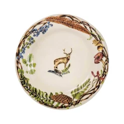 Juliska Dinnerware|Forest Walk Stag Dessert/Salad Plate