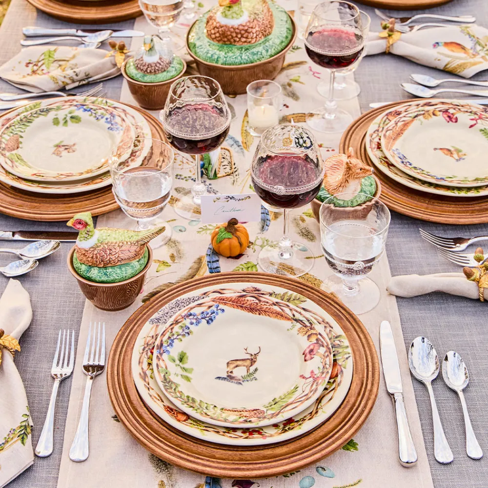 Juliska Dinnerware|Forest Walk Stag Dessert/Salad Plate