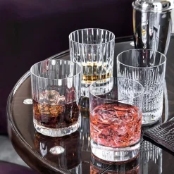 Baccarat Glassware|Four Elements Double Old Fashion Tumbler, Set of 4