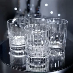 Baccarat Glassware|Four Elements Double Old Fashion Tumbler, Set of 4