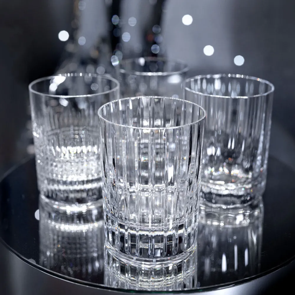 Baccarat Glassware|Four Elements Double Old Fashion Tumbler, Set of 4
