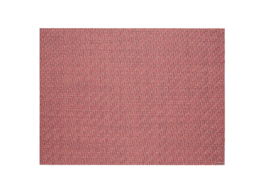 Chilewich Place Settings & Linens|Foxtail Rectangular Placemat in Raspberry