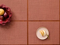 Chilewich Place Settings & Linens|Foxtail Rectangular Placemat in Raspberry