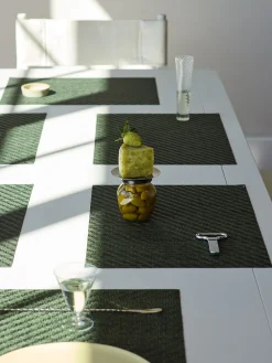 Chilewich Place Settings & Linens|Foxtail Rectangular Placemat in Thyme