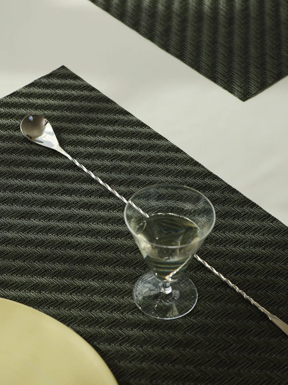 Chilewich Place Settings & Linens|Foxtail Rectangular Placemat in Thyme