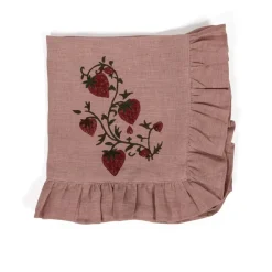 Sharland England Place Settings & Linens|Fraises Des Bois Napkins, Set Of 4