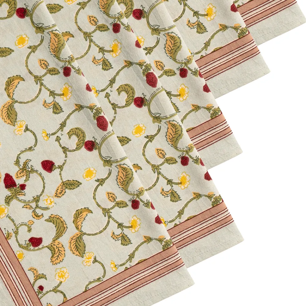 Couleur Nature Place Settings & Linens|Fraises des Bois Napkins, Set of 6