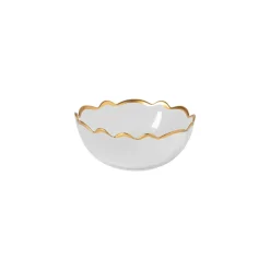 Costa Nova Dinnerware|Francesca Collection Cereal Bowls in Gold, Set of 6