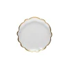 Costa Nova Dinnerware|Francesca Collection Salad Plates in Gold, Set of 6