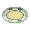 Villeroy & Boch Dinnerware|French Garden Fleurence Pickle Dish / Gravy Stand in Multi