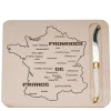 Jean Dubost Laguiole Flatware|French Map Cheese Board Knife