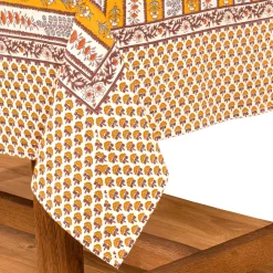 Couleur Nature Place Settings & Linens|French Tablecloth Avignon Dijon & Blue