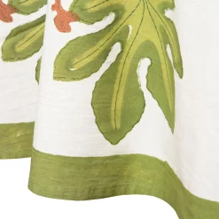 Couleur Nature Place Settings & Linens|French Tablecloth Fig Red & Green