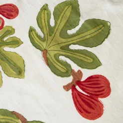 Couleur Nature Place Settings & Linens|French Tablecloth Fig Red & Green