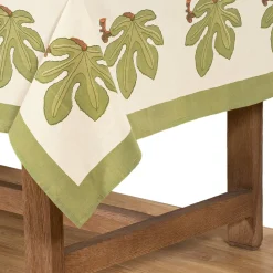 Couleur Nature Place Settings & Linens|French Tablecloth Fig Red & Green