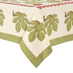 Couleur Nature Place Settings & Linens|French Tablecloth Fig Red & Green