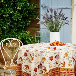 Couleur Nature Place Settings & Linens|French Tablecloth Fleur des Indes