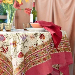 Couleur Nature Place Settings & Linens|French Tablecloth Fleur des Indes