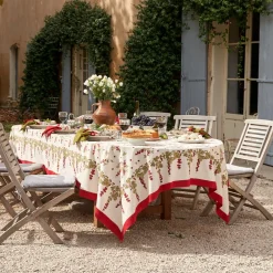 Couleur Nature Place Settings & Linens|French Tablecloth Gooseberry