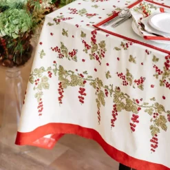 Couleur Nature Place Settings & Linens|French Tablecloth Gooseberry