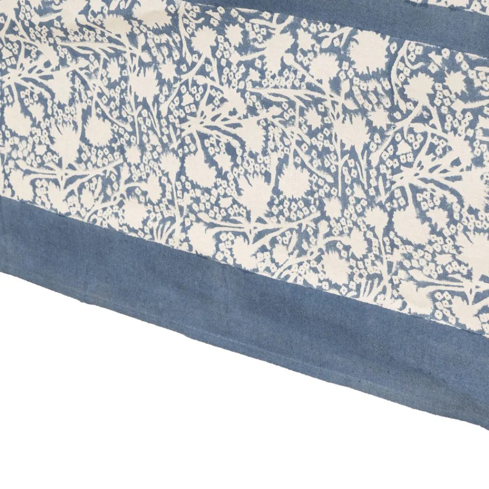 Couleur Nature Place Settings & Linens|French Tablecloth Meadows Bleu