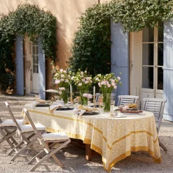 Couleur Nature Place Settings & Linens|French Tablecloth Meadows Dijon
