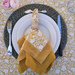 Couleur Nature Place Settings & Linens|French Tablecloth Meadows Dijon