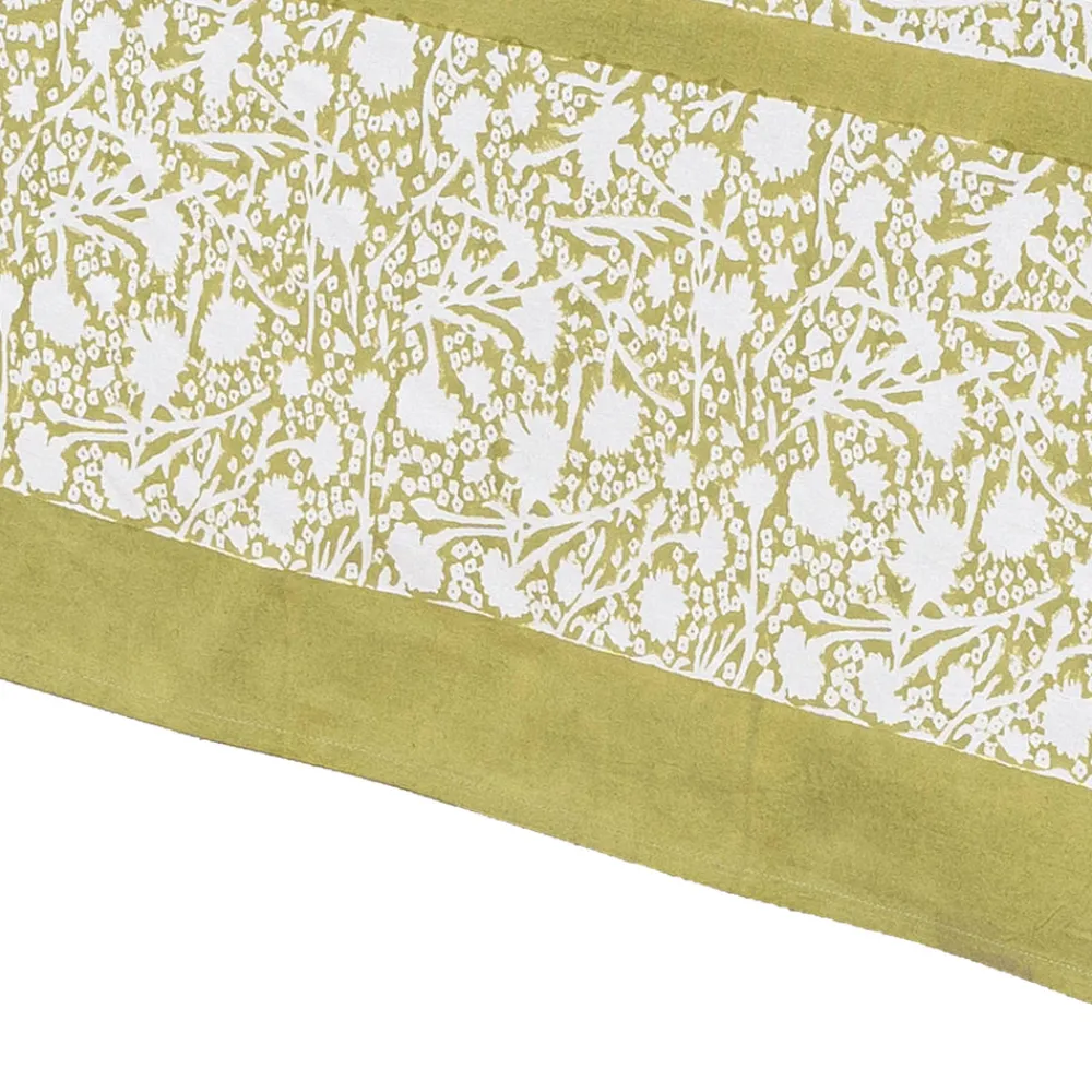 Couleur Nature Place Settings & Linens|French Tablecloth Meadows Vert