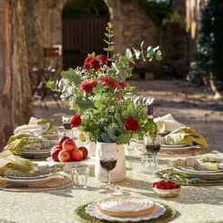 Couleur Nature Place Settings & Linens|French Tablecloth Meadows Vert