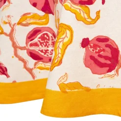 Couleur Nature Place Settings & Linens|French Tablecloth Pomegranate