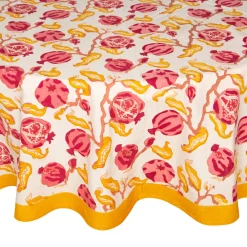 Couleur Nature Place Settings & Linens|French Tablecloth Pomegranate