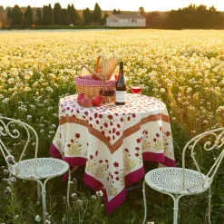 Couleur Nature Place Settings & Linens|French Tablecloth Poppies