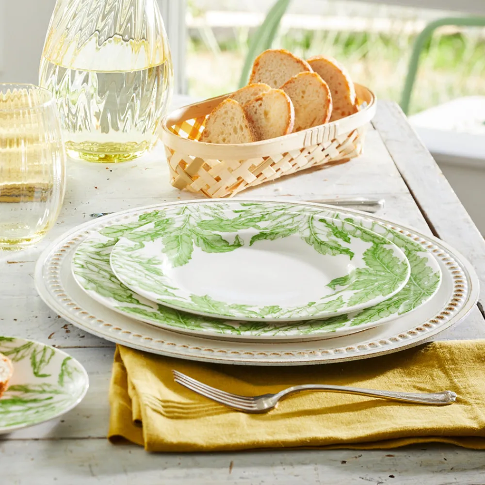 Caskata Dinnerware|Freya Rimmed Dinner Plate