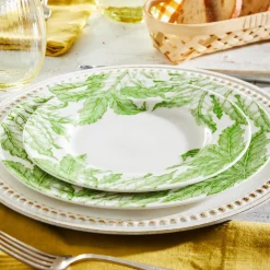 Caskata Dinnerware|Freya Rimmed Salad Plate