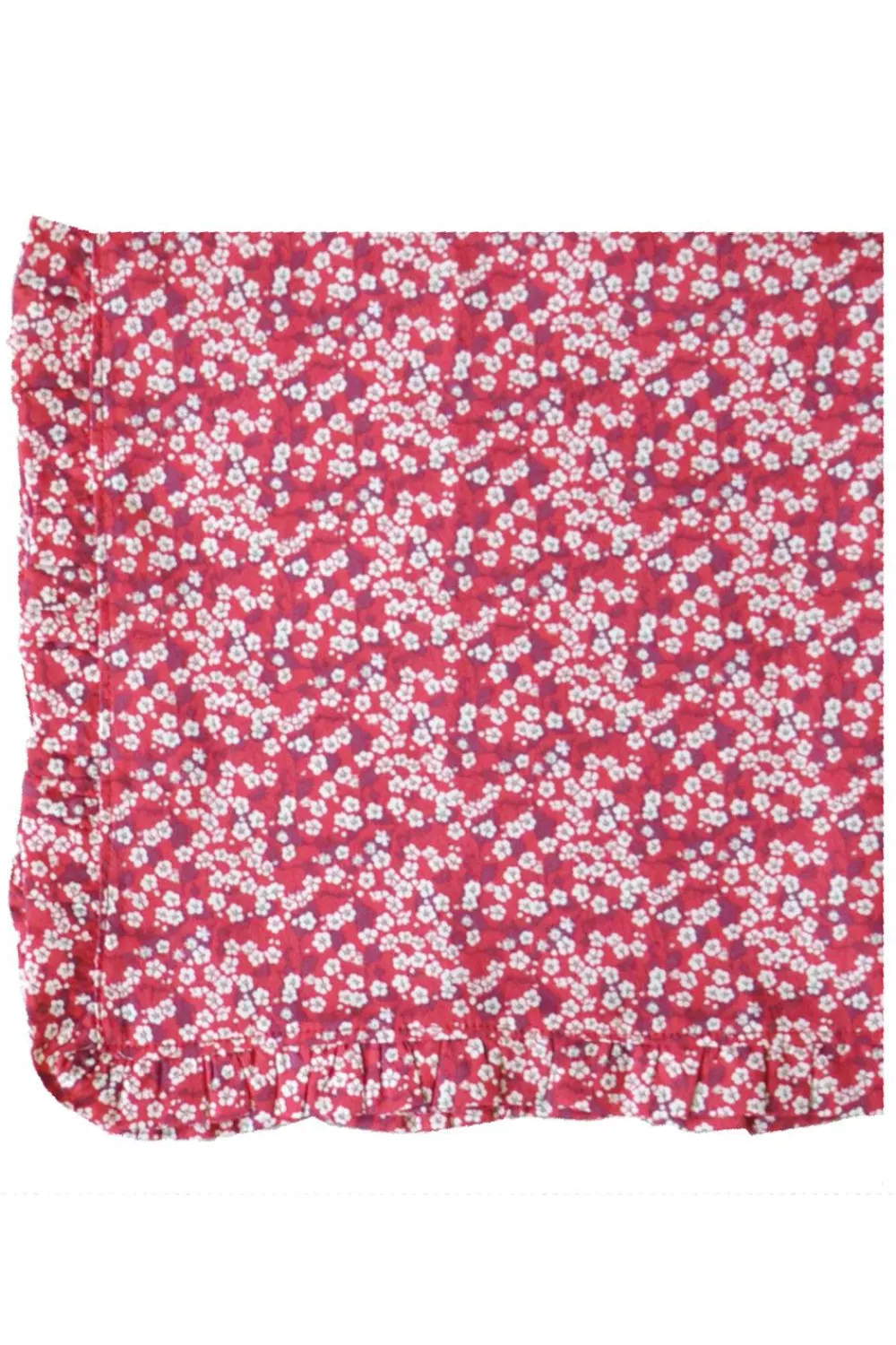 Coco & Wolf Place Settings & Linens|Frill Napkin Set Made With Liberty Fabric in Mitsi Valeria Red